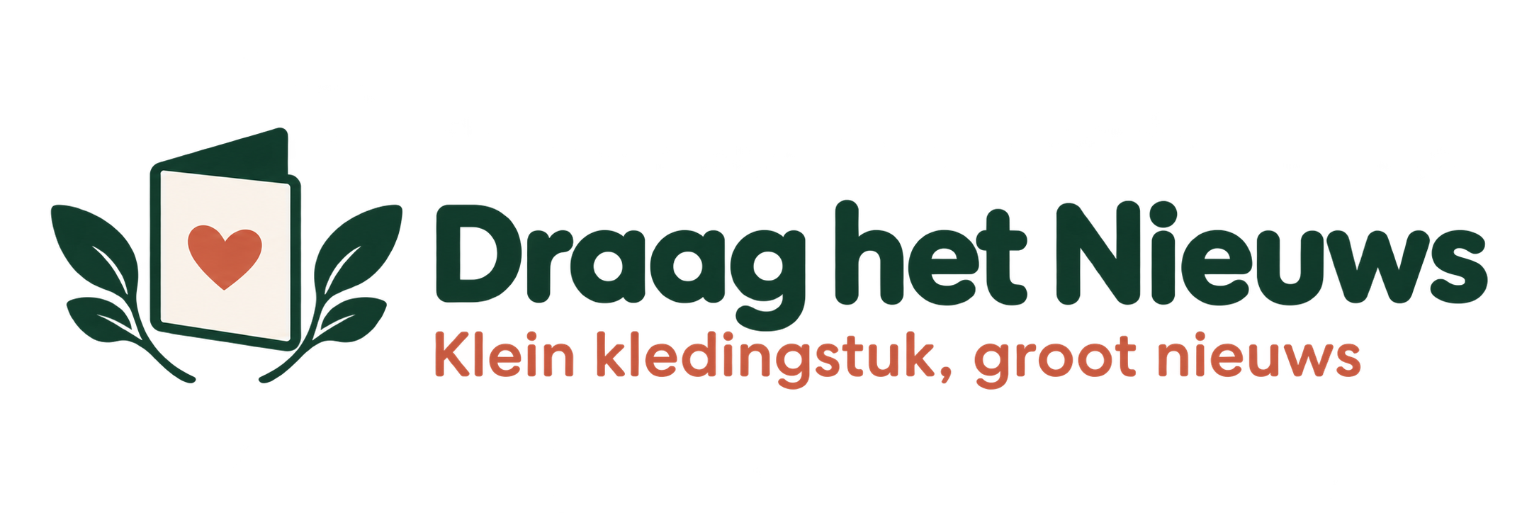 Draag het Nieuws, klein kledingstuk, groot nieuws